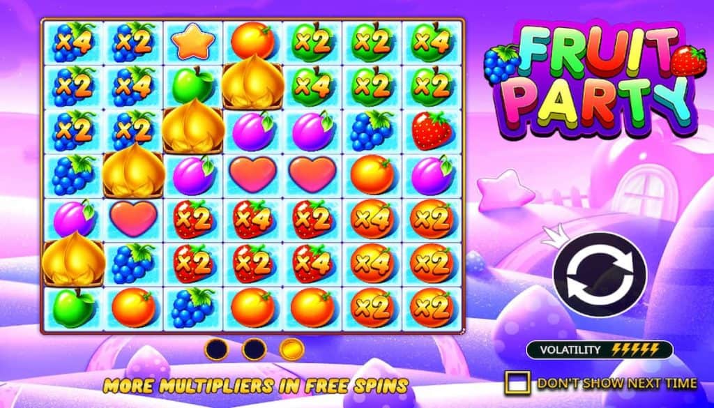 Pesta Buah Ceria Bikin Nagih Terus Main Fruit Party 2025