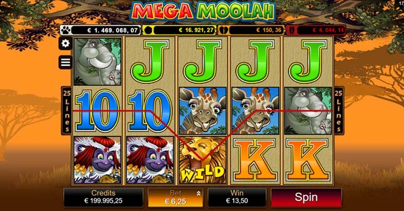 Mega Moolah, Permainan Bertema Safari dengan Visual Memukau