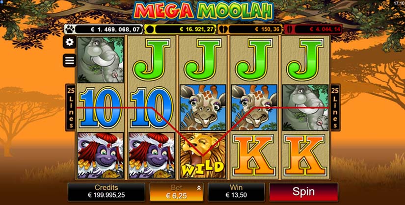 Mega Moolah, Permainan Bertema Safari dengan Visual Memukau
